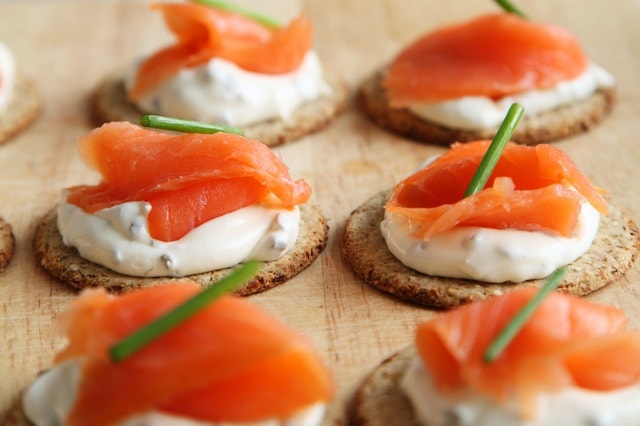 The omega-3 fats in oily fish such as salmon, tuna, mackerel and sardines help reduce CRP