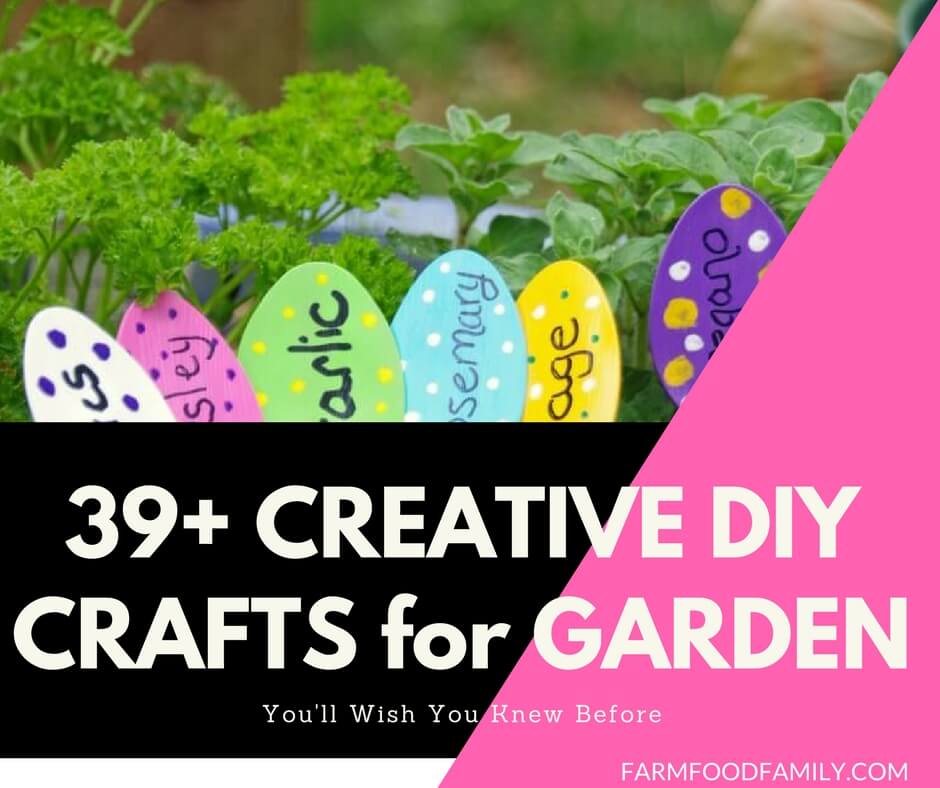 39+ Creative and Colorful DIY Crafts for Your Garden