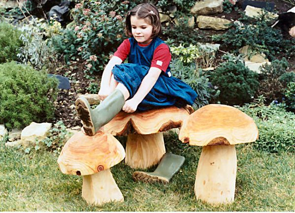 Toadstools by Forest Crafts