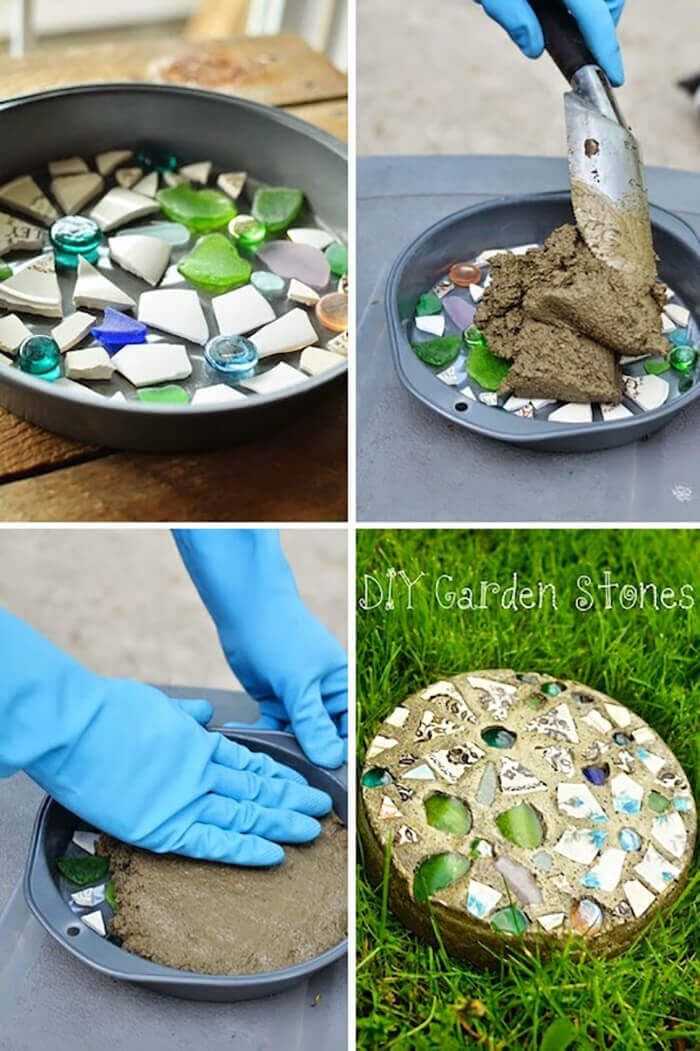 Easy DIY Garden Stones Project