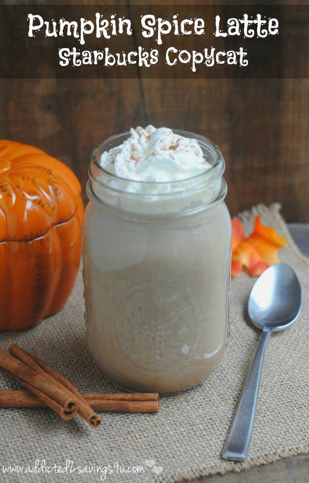 Pumpkin Spice Latte Starbucks Copycat Recipe