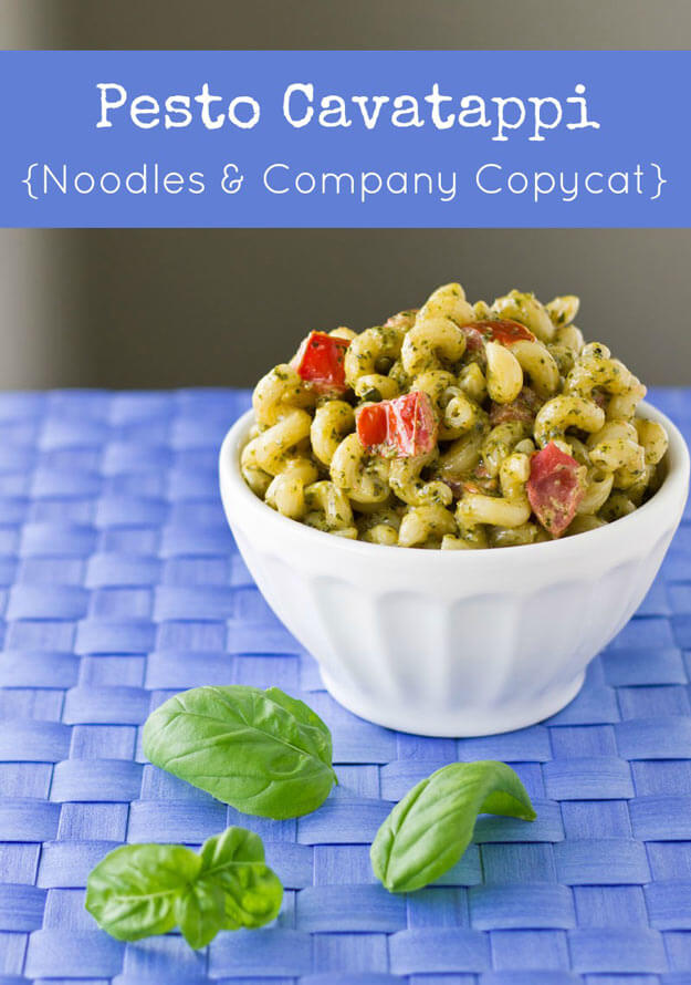 Noodles & Company Pesto Cavatappi