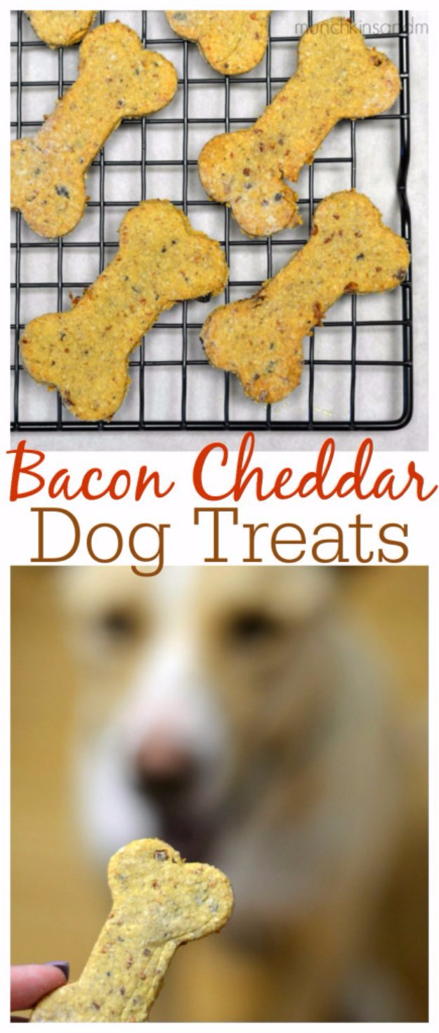 Bacon Cheddar Homemade Dog Treats