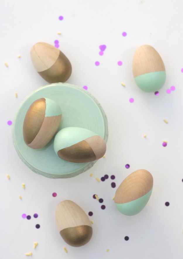 DIY Color Block Easter Eggs Tutorial