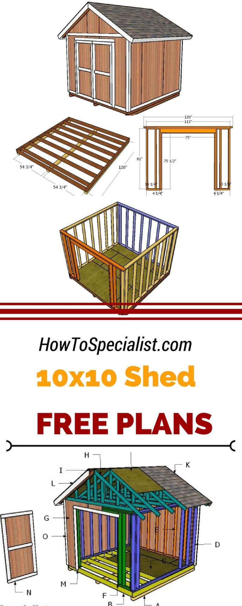 Unique 10×10 Small Storage Shed Projects