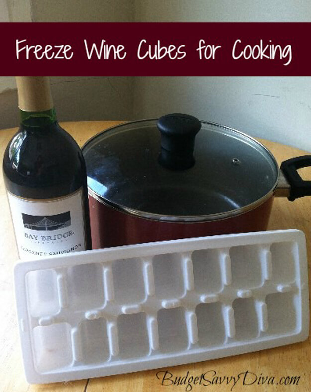 Freeze Wine Cubes For Cooking
