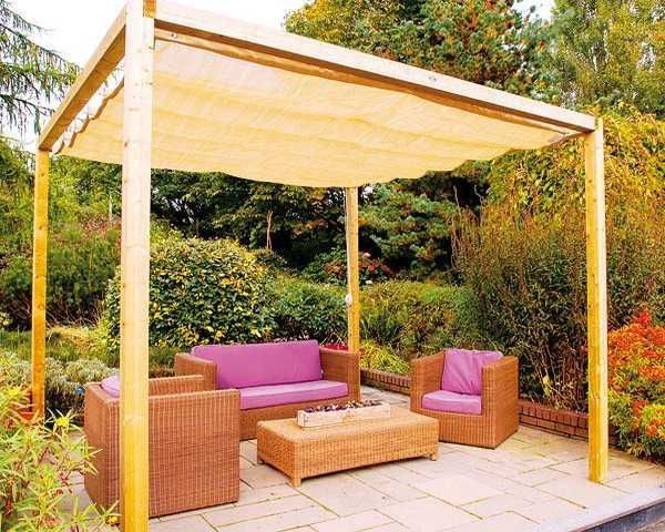 DIY Canopies/Sun Shades for Your Backyard