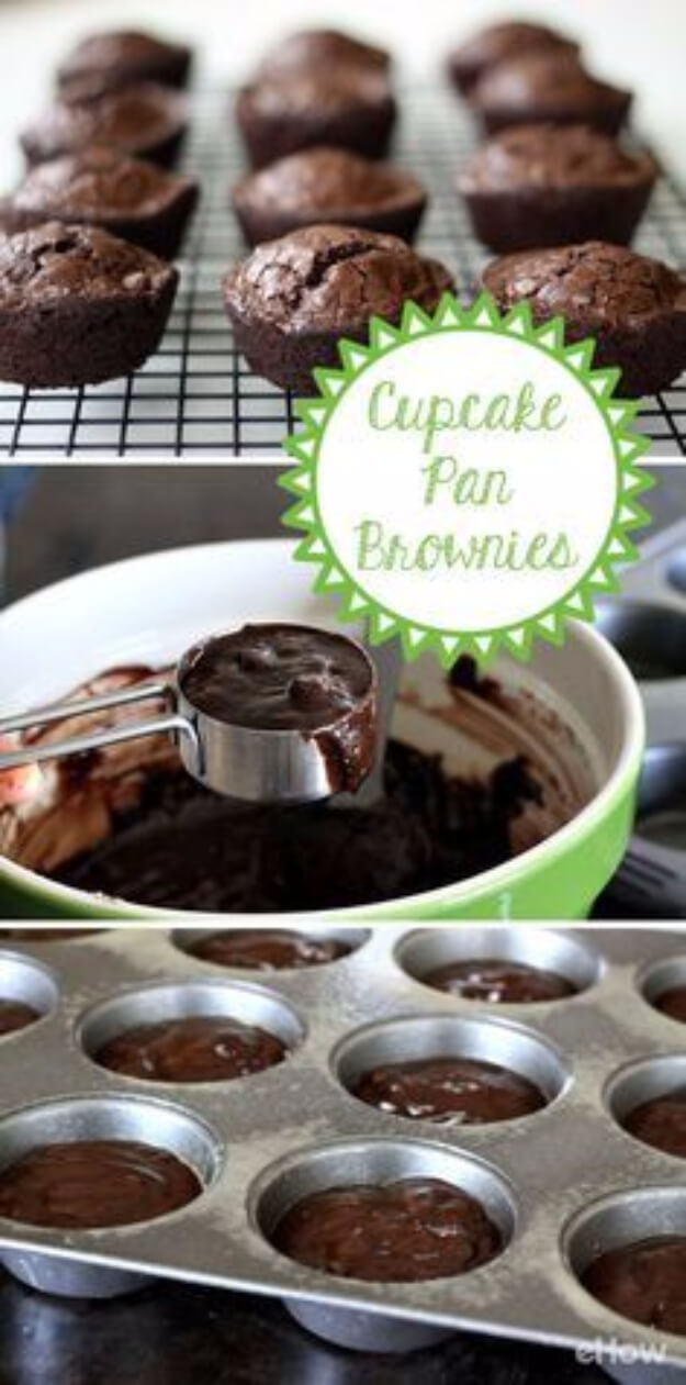 Cook Brownies In A Cupcake Pan