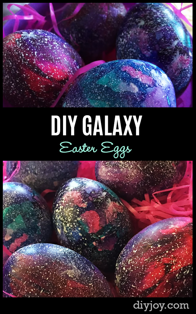 DIY Galaxy Easter Eggs