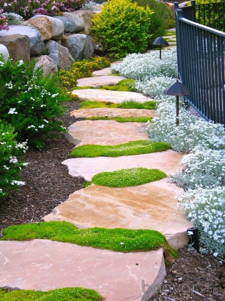 Gorgeous and Sturdy Stepping Stones