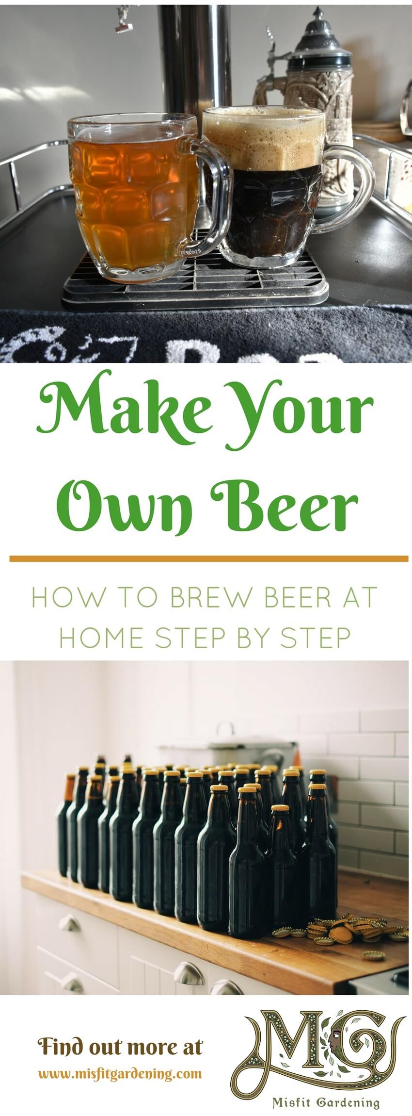 How to Make Beer at Home Step By Step