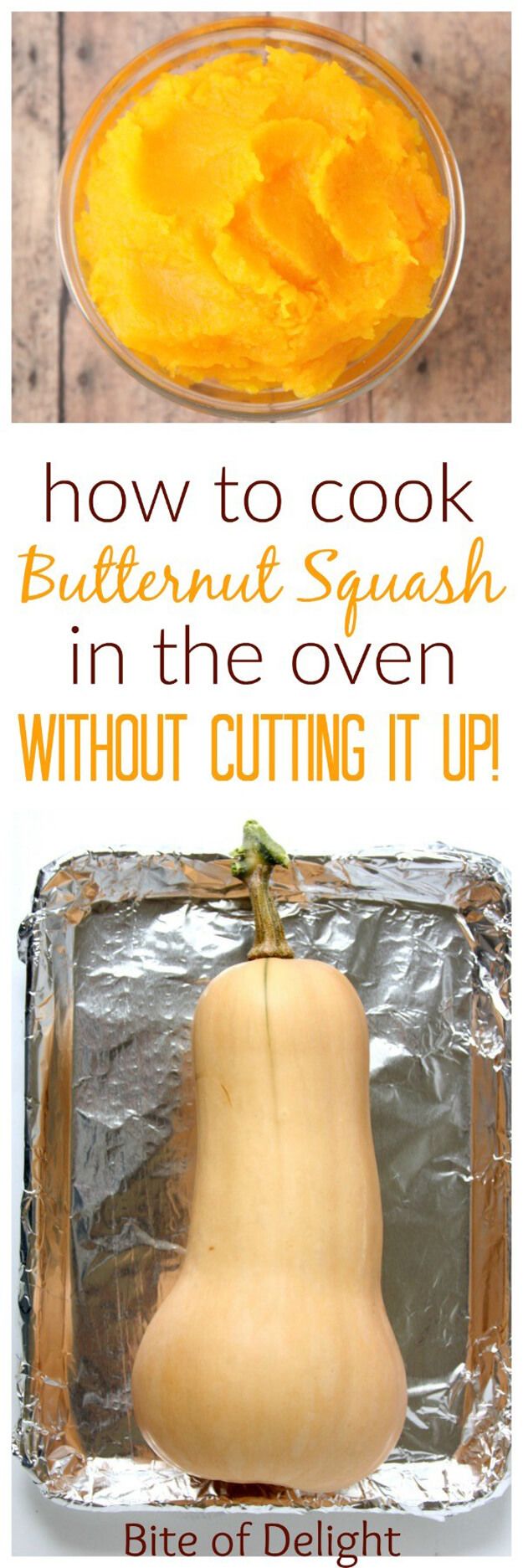 Cook Butternut Squash Without Cutting It