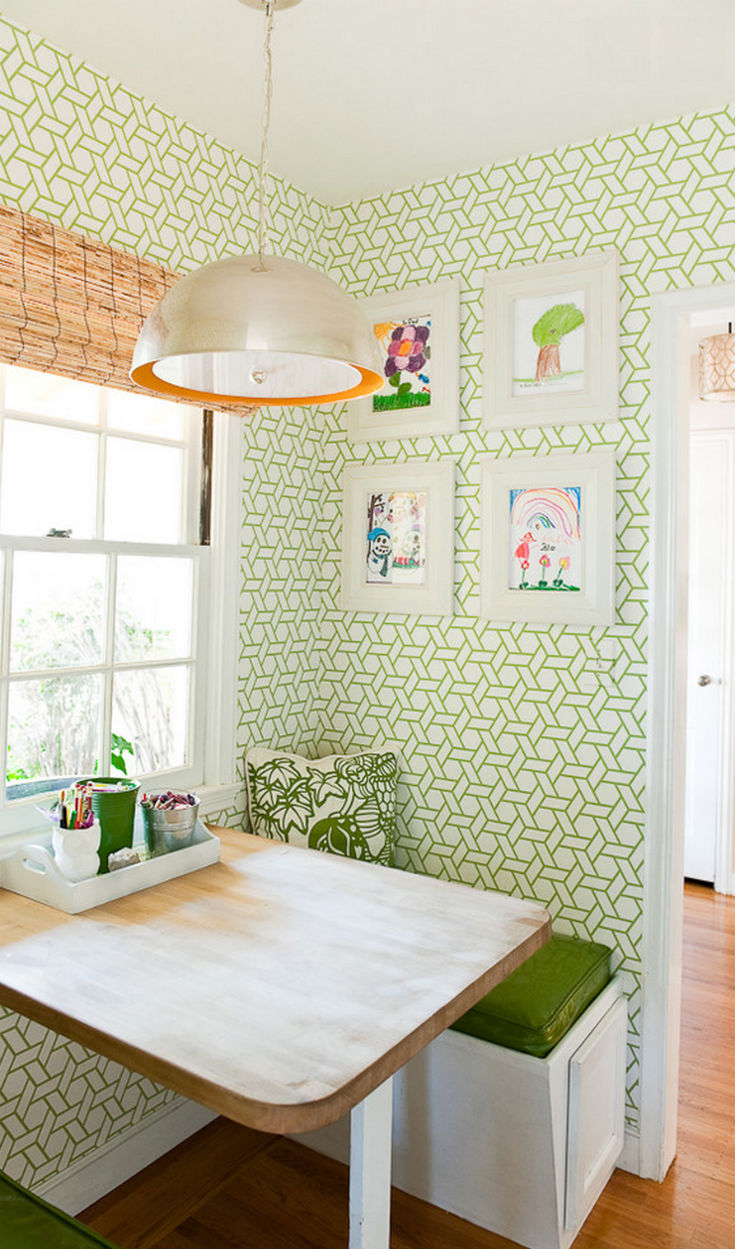 Artist’s Nook Breakfast Nook Idea