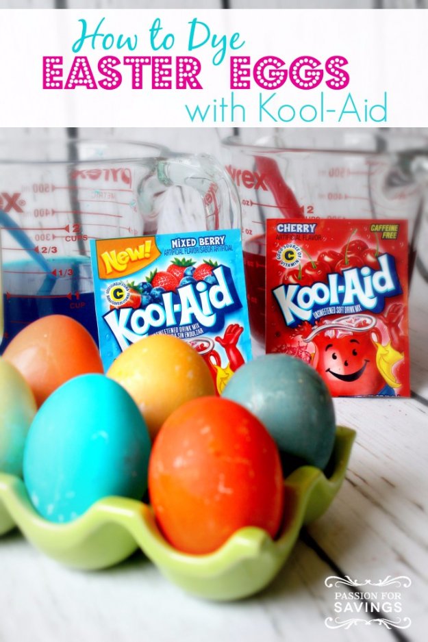 Dye Easter Eggs With Kool-Aid