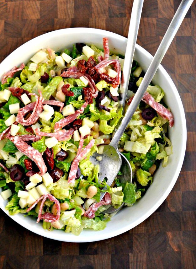 Italian Chopped Salad For Two