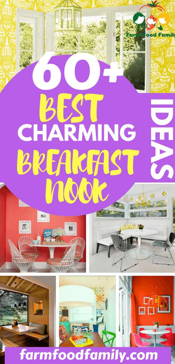 60+ Best Charming Breakfast Nook Ideas For Your Kitchen