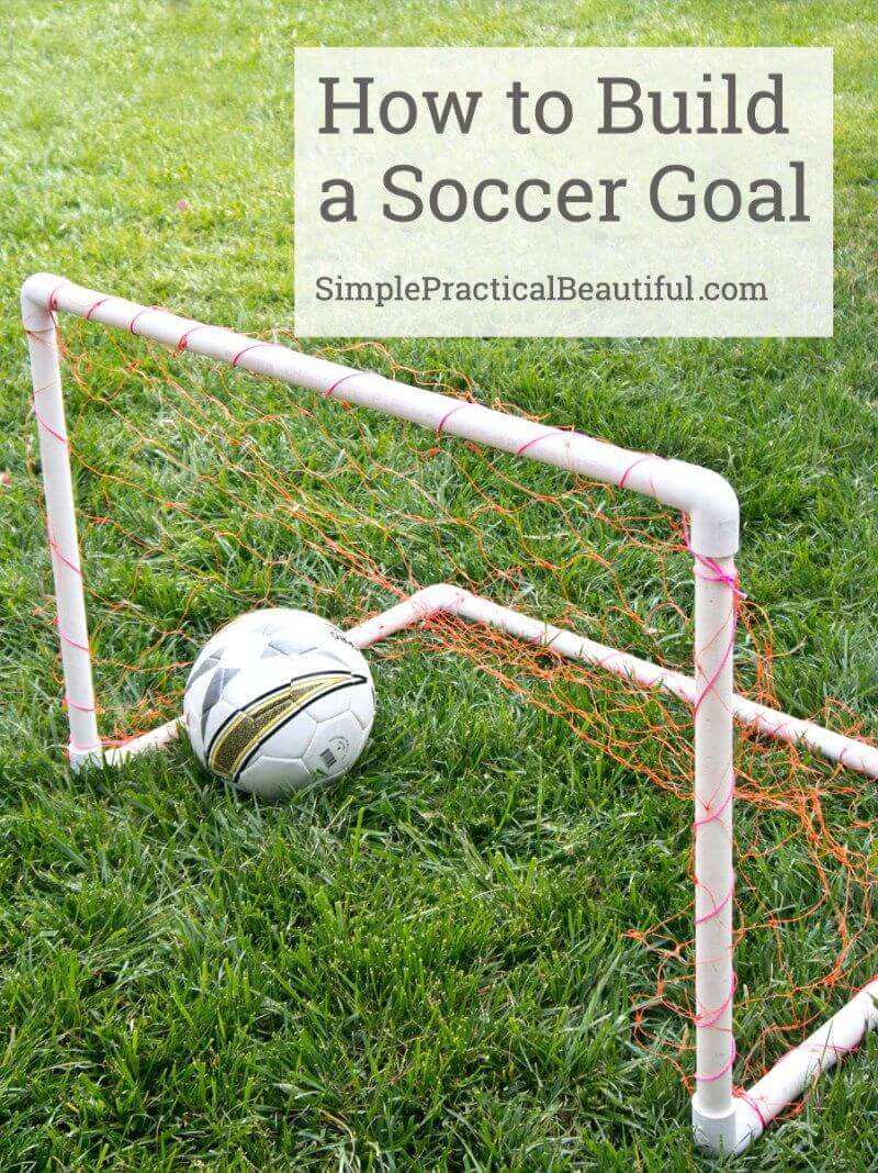 Backyard Soccer Goal from Just 12 Pieces