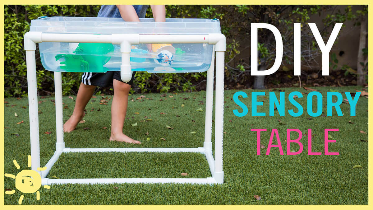 Summery Sensory Table for Water Play