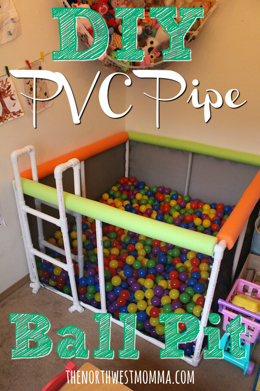 DIY Personal Ball Pit from PVC