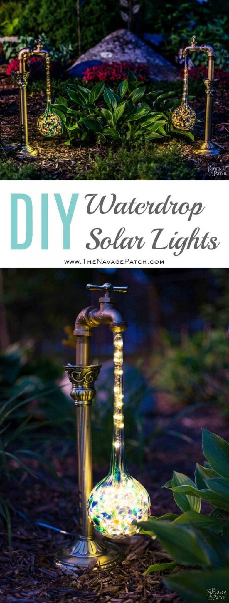 Light Up Your Garden with Water Drops