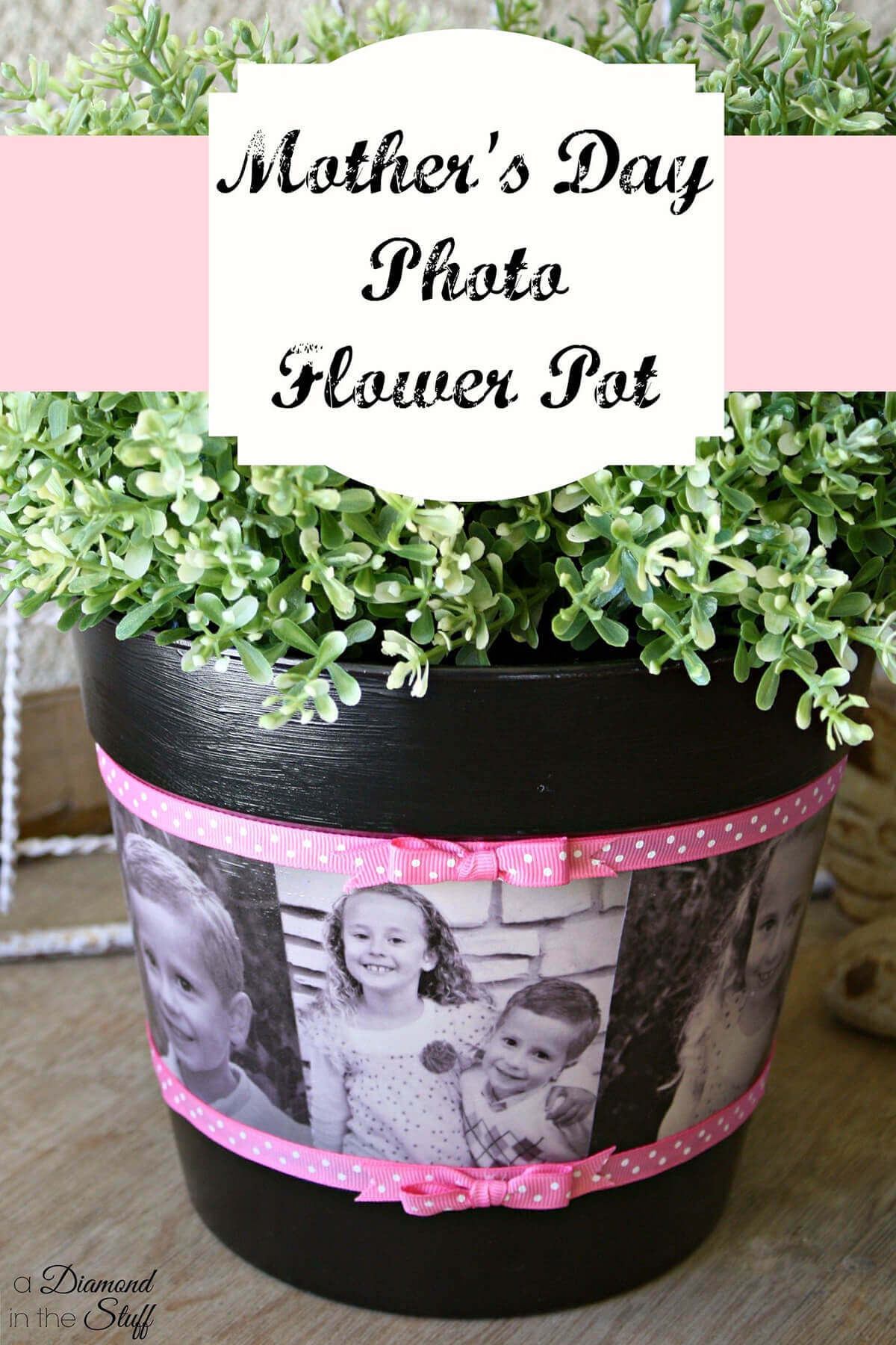 DIY Photo Flower Pot for Mother’s Day
