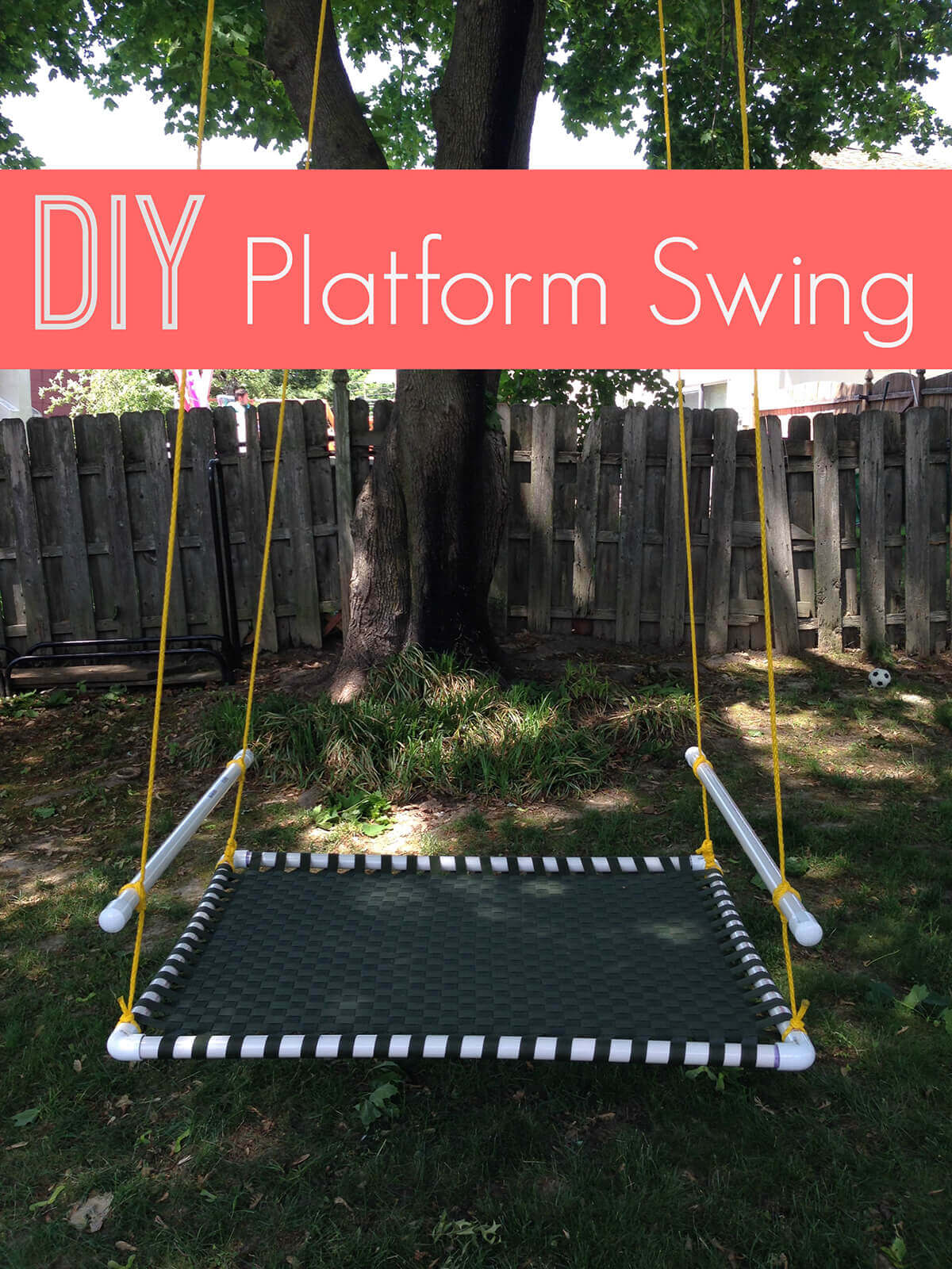 Totally Lounge-worthy DIY Platform Swing