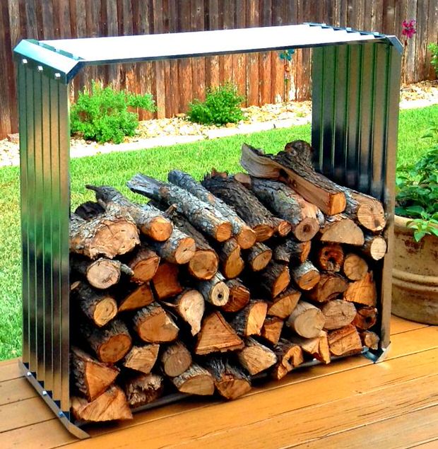 Instant firewood rack