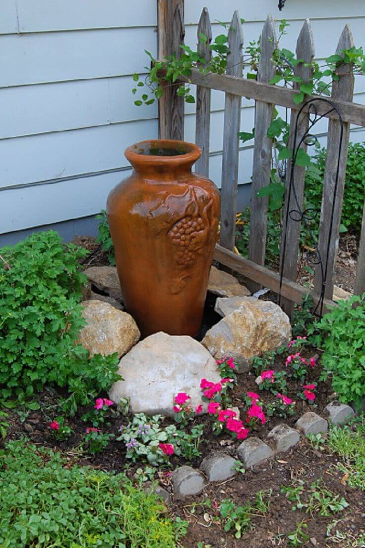 Peaceful and Elegant Ceramic Urn Water Feature