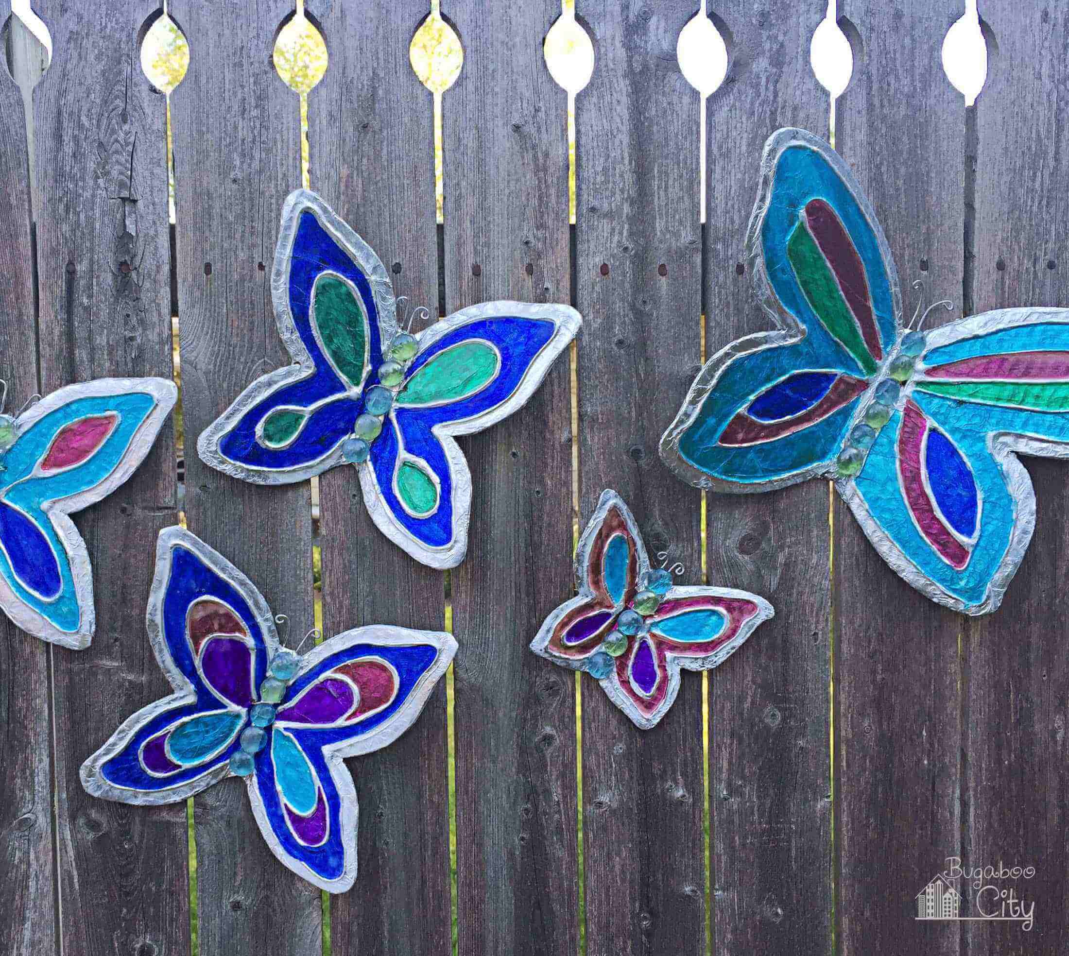Vivid Butterflies for your Fence