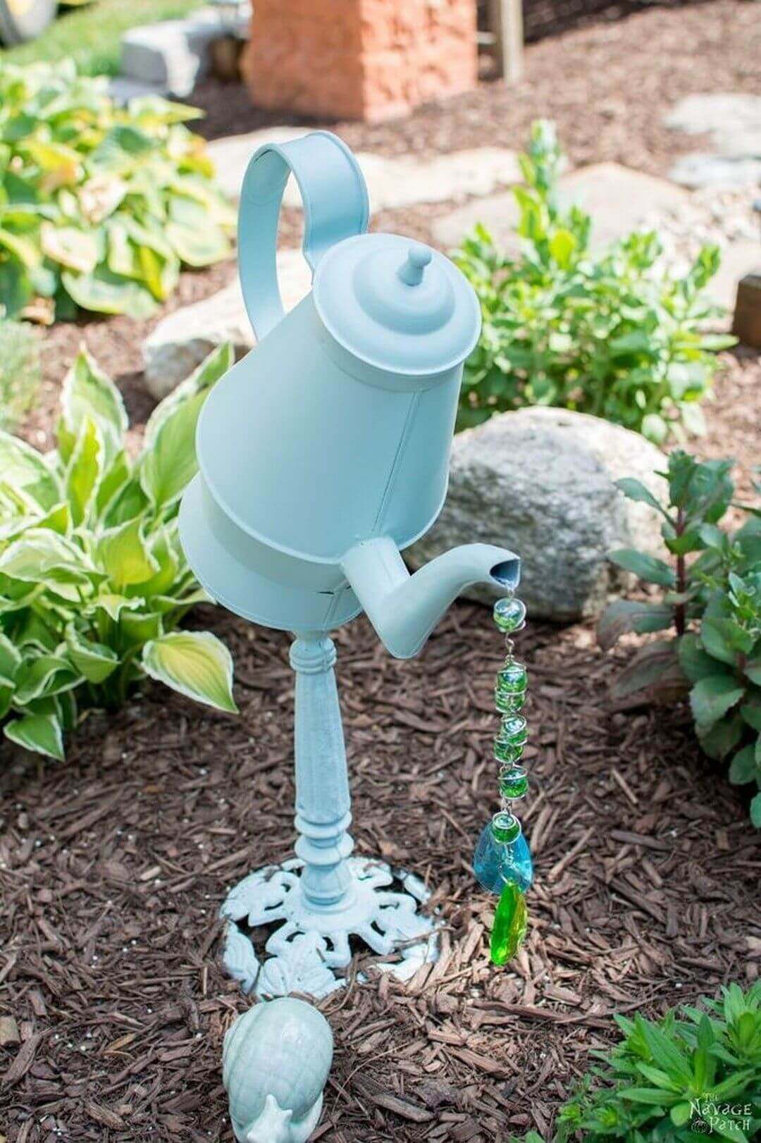 Teapot Pouring Gems in your Garden