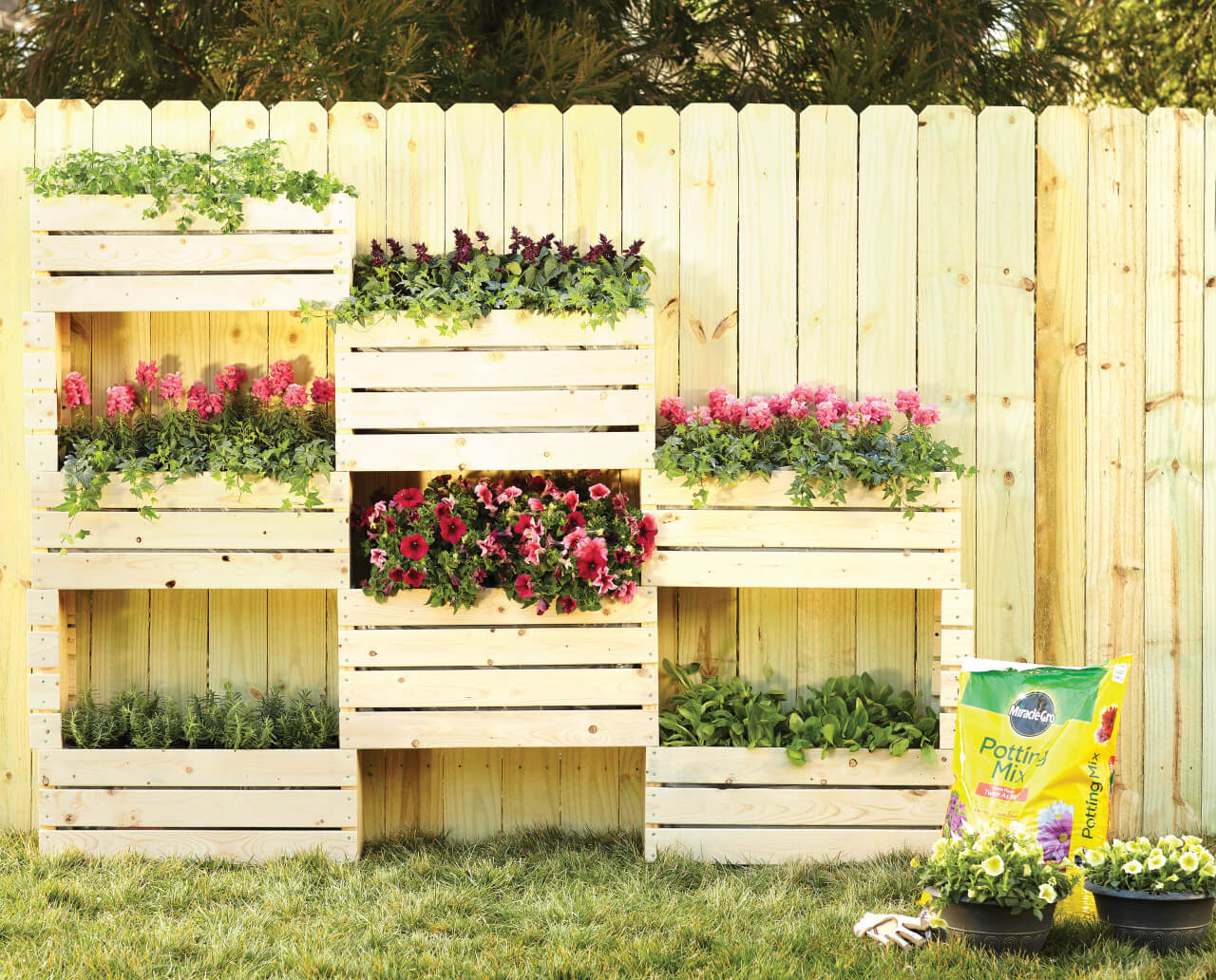 A Creative Use for Ordinary Wooden Crates