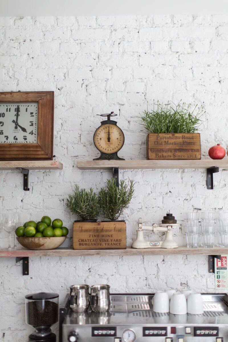 Exposed Brick Makes a Natural Statement Wall