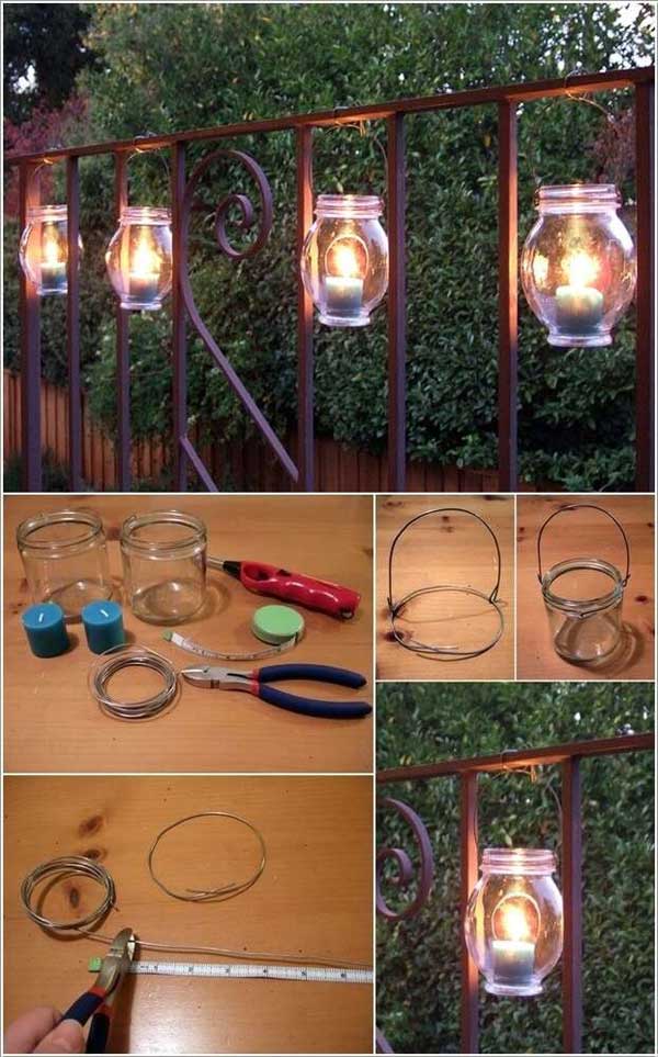 25 Awesome Backyard Lighting Ideas For, Homemade Outdoor Light Fixtures