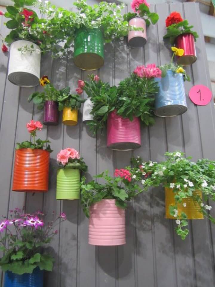 Creating a Vertical Garden With Recyclables