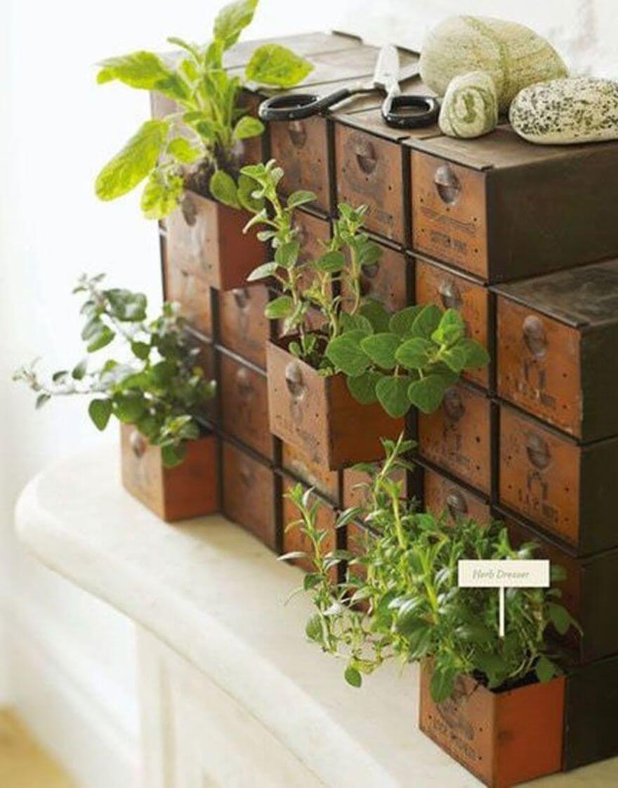 Incorporating Found Objects Into Vertical Garden Decor