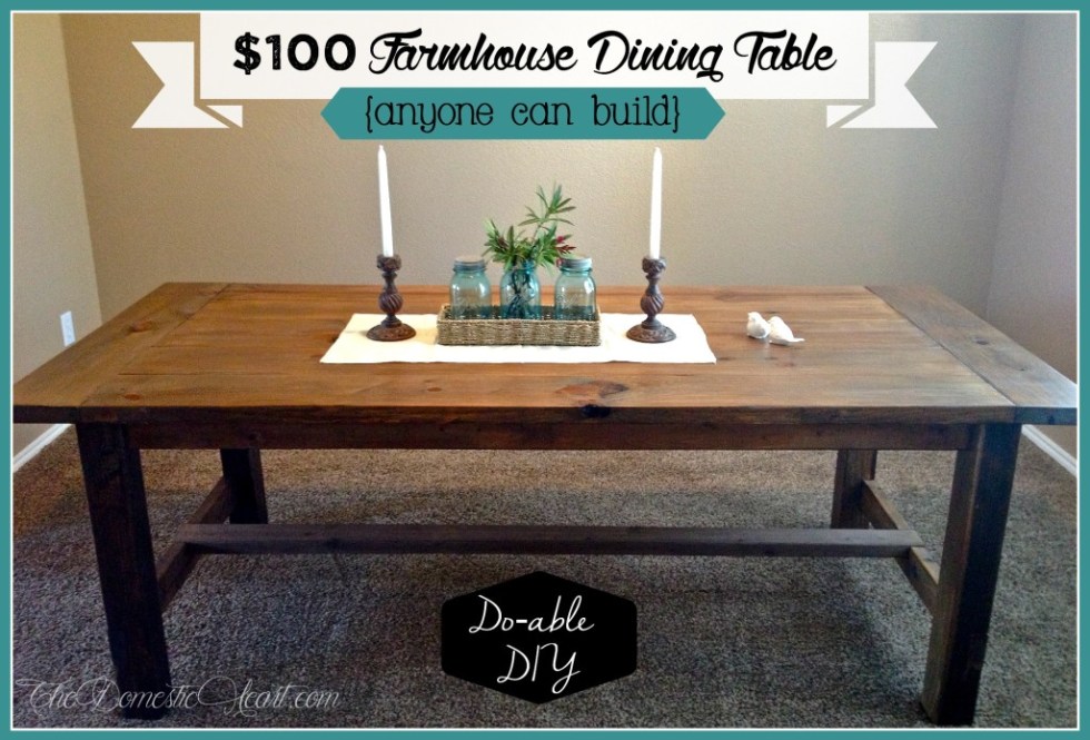 6 rustic diy farmhouse table ideas farmfoodfamily.com