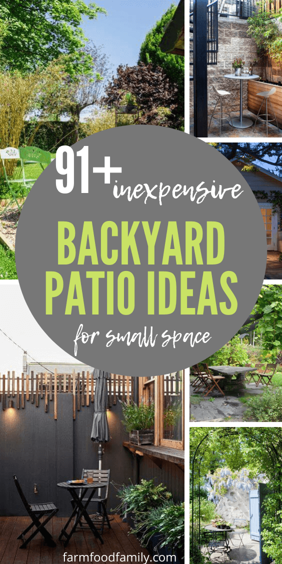 91+ Small Patio Decorating Ideas on a Budget - FarmFoodFamily