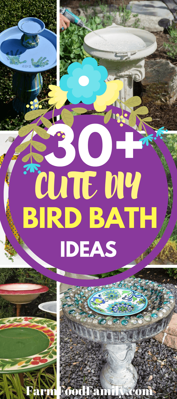 Make your garden charming and inviting by creating a diy bird bath to attract feathered friends in your backyard