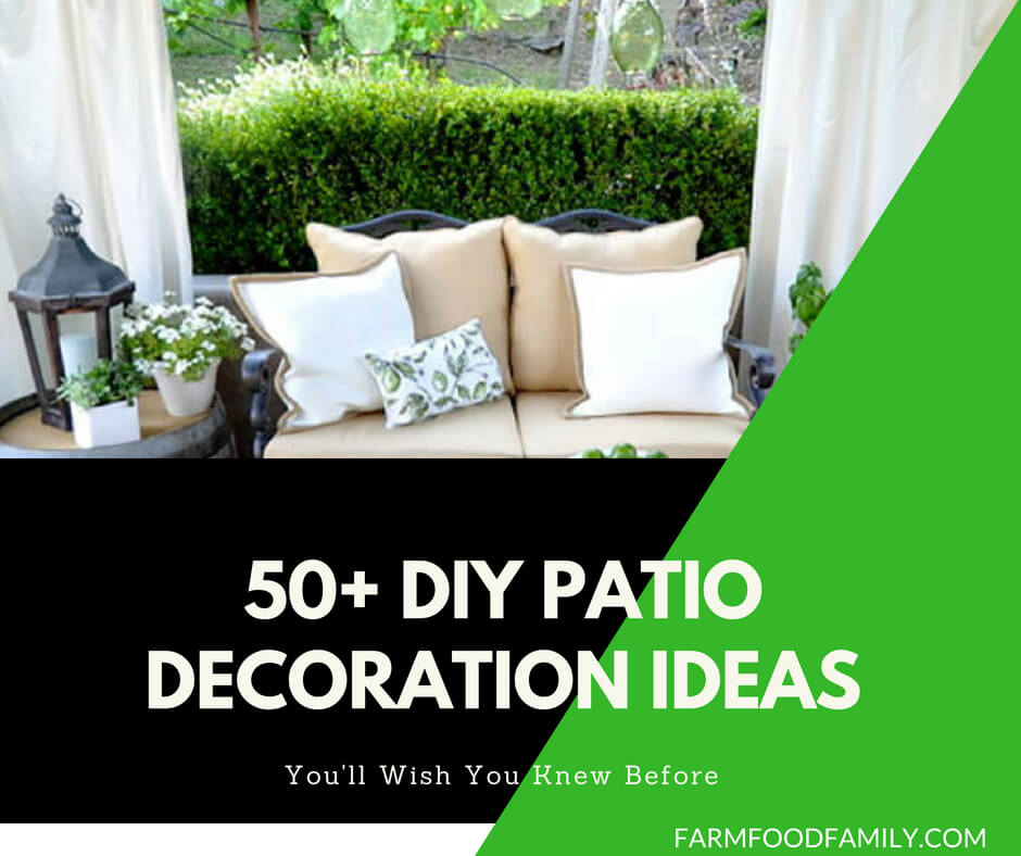 50+ DIY Patio Decoration Ideas