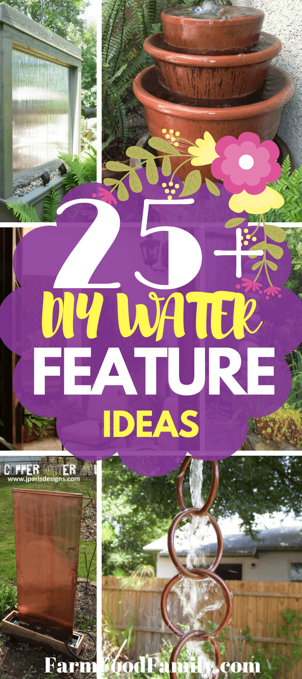 You may have some of the resources you need tucked away in your basement or garage to create your own zen space. That’s the best part about these diy water feature ideas; if you have empty pots, basins, extra river rock, lying around from past projects you can easily put them to use and turn them into a soothing oasis that not only sounds pleasant but is also a nice accent to your outdoor patio or indoor space
