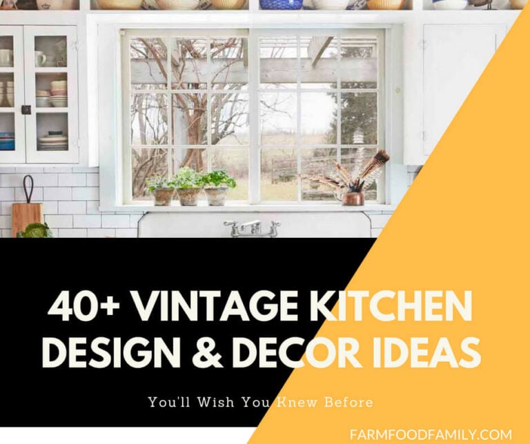 40+ Vintage Kitchen Design & Decor Ideas