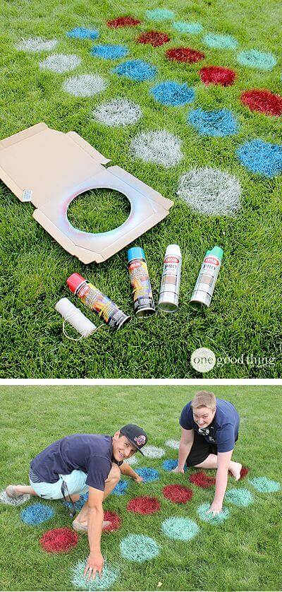 Simple Outdoor Spray Paint Twister