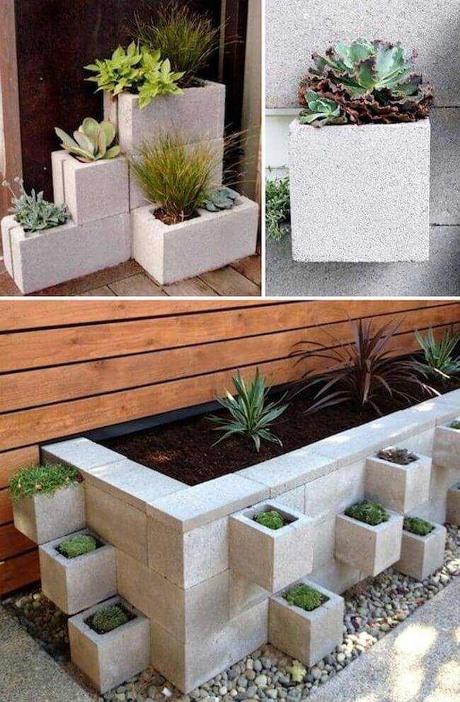 Cinder Block Garden Container Ideas