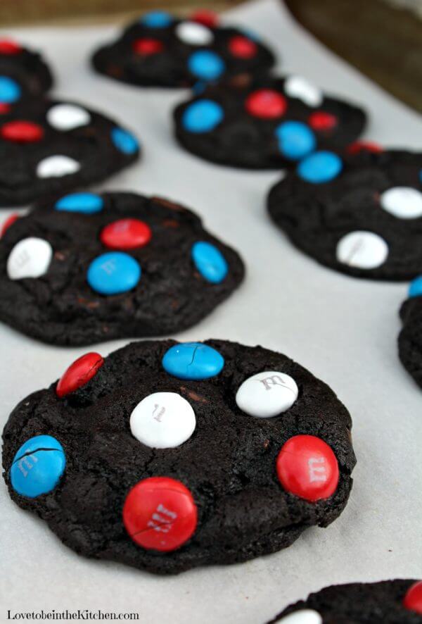 Patriotic Chocolate Cookies