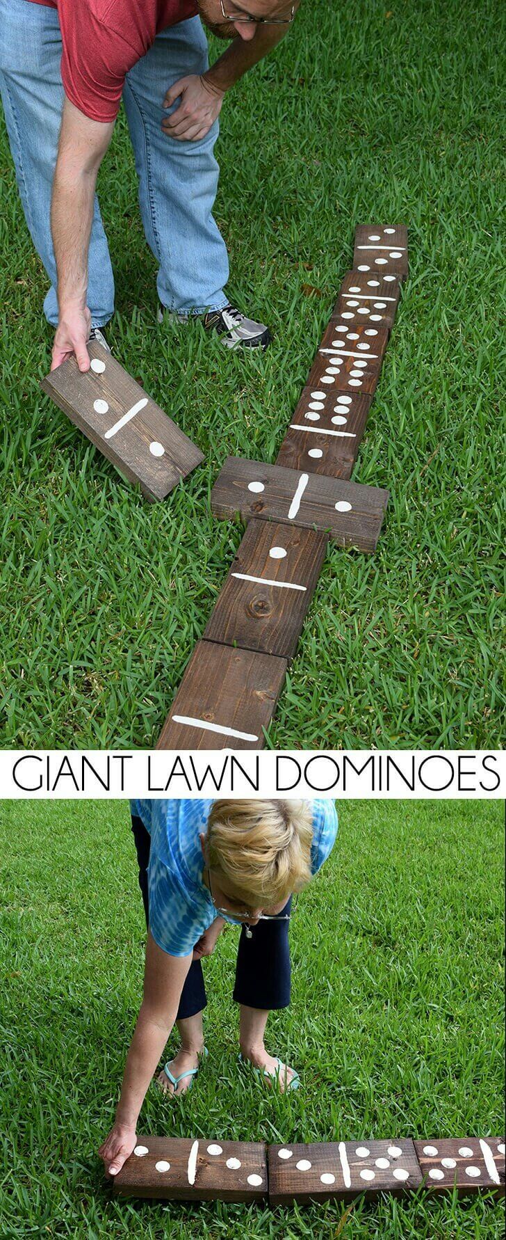 Giant DIY Lawn Dominoes Set