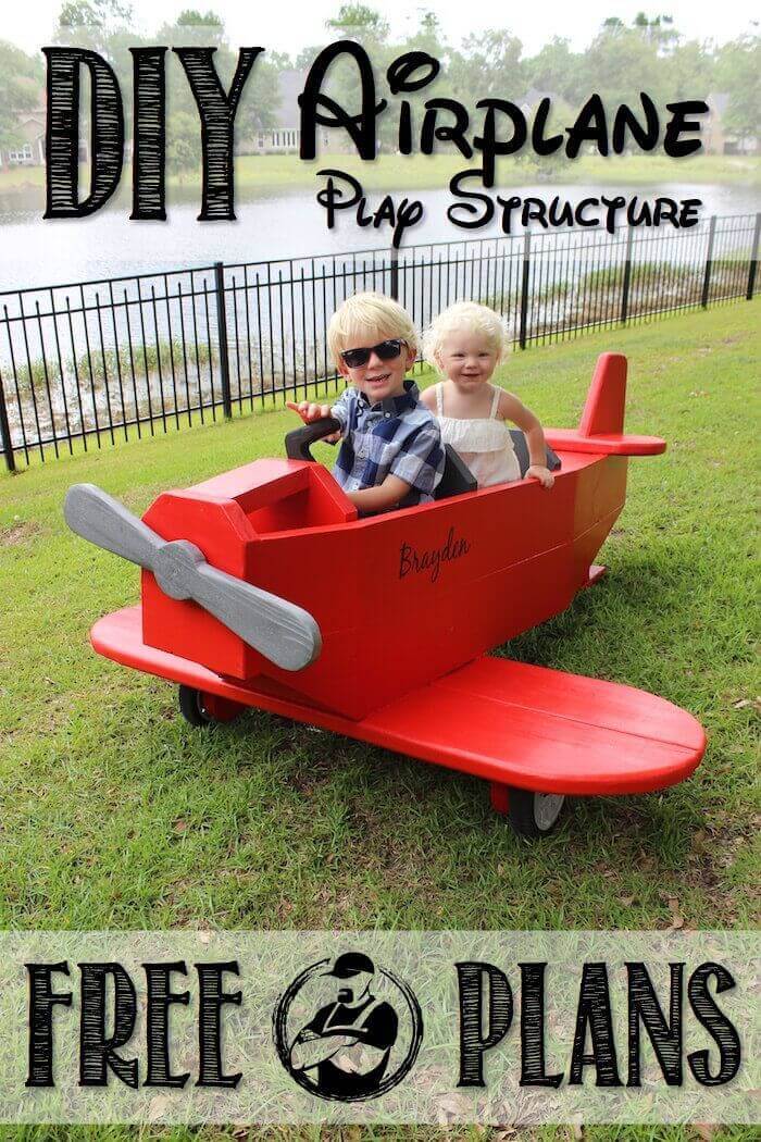 A Red Airplane for Your Little Pilot