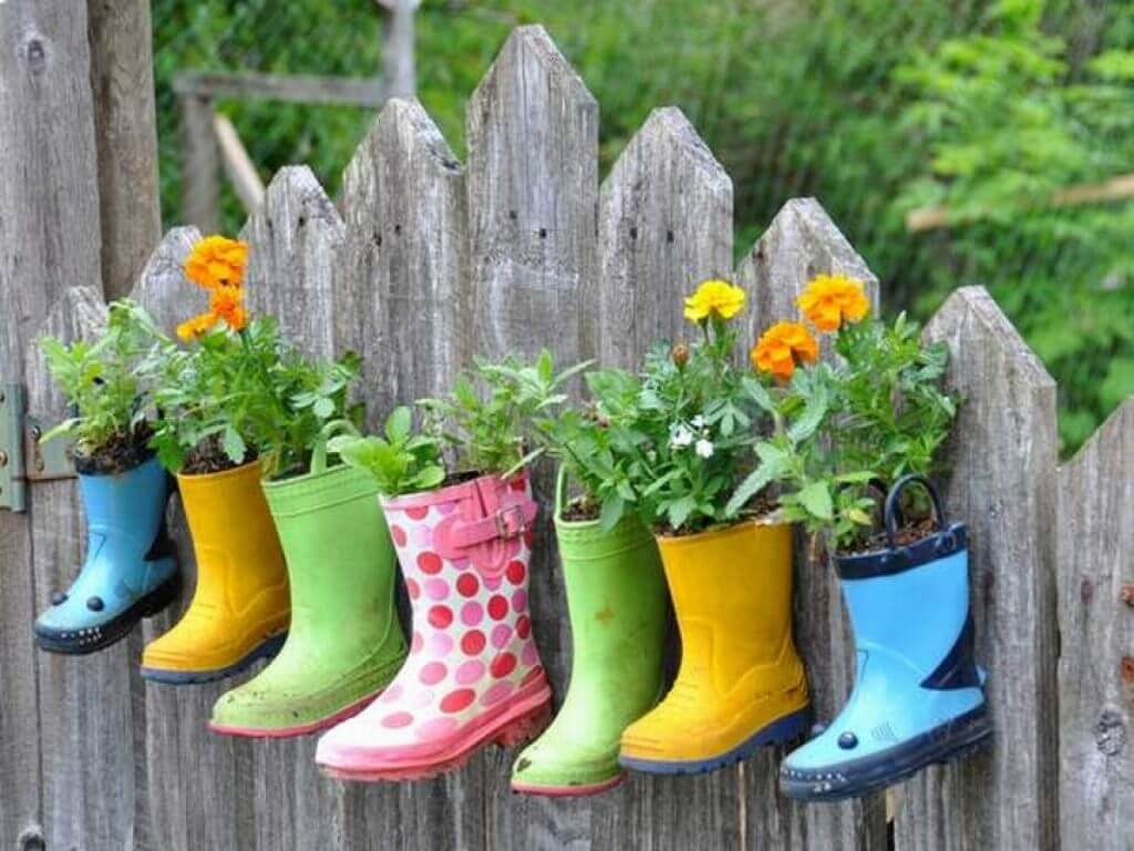 Cute Rain Boot Hanging Planters