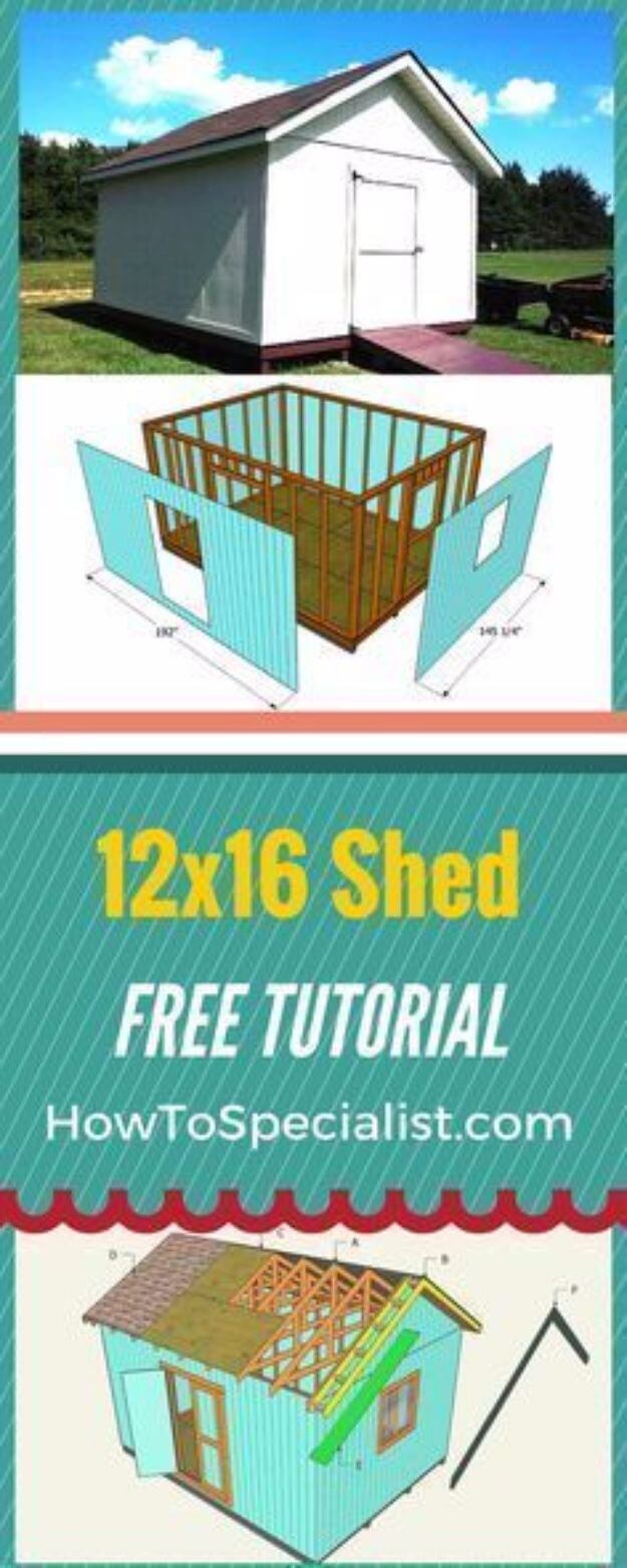 Build A 12×16 Shed