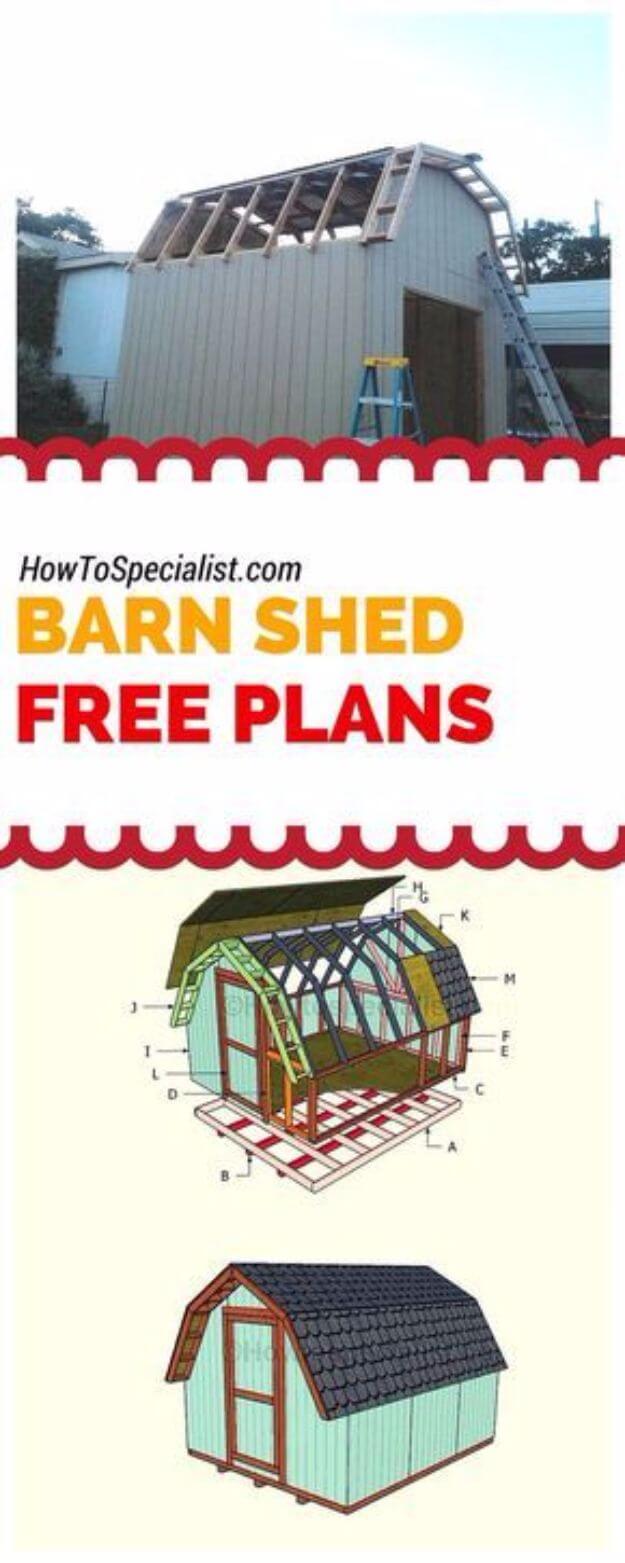  10×16 Barn Shed Plans
