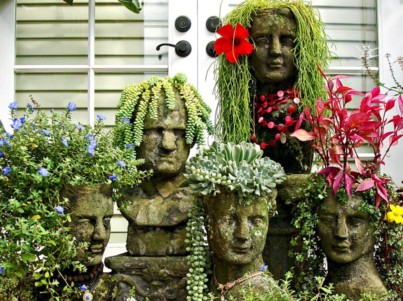 Succulent Garden Ideas: Your Faux-Mount Rushmore